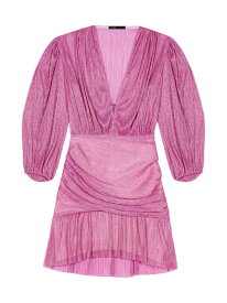 【送料無料】 マージュ レディース ワンピース トップス Short Lame Dress fuchsia pink