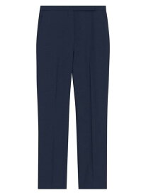 【送料無料】 セオリー レディース カジュアルパンツ ボトムス High-Waisted Slim-Fit Crop Trousers nocturne navy