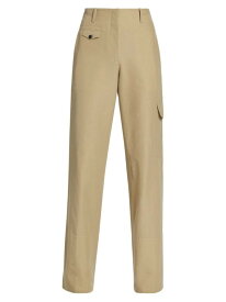 【送料無料】 ヘルムート ラング レディース カジュアルパンツ ボトムス Cotton-Blend Sleek Utility Pants uniform khaki