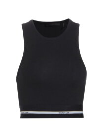 【送料無料】 ヘルムート ラング レディース タンクトップ トップス Macro Modal Crop Tank black