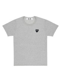 【送料無料】 コム・デ・ギャルソン レディース Tシャツ トップス Heart T-Shirt grey