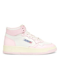 【送料無料】 オートリ― レディース スニーカー シューズ Medalist Two-Tone High-Top Sneakers white pink