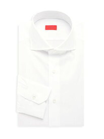 【送料無料】 イザイア メンズ シャツ トップス Cotton-Blend Dress Shirt white