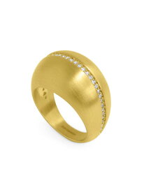 【送料無料】 ディーンダビットソン レディース リング アクセサリー Brushed 22K Gold-Plated & Cubic Zirconia Petite Ring gold