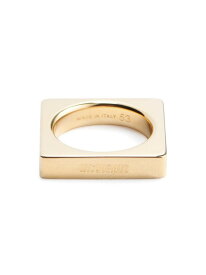 【送料無料】 ジャクエムス レディース リング アクセサリー Le Chouchou Gold-Plated Brass Square Ring light gold