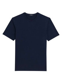 【送料無料】 セオリー メンズ Tシャツ トップス Dorian Jersey Crewneck T-Shirt baltic