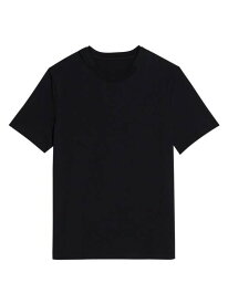 【送料無料】 ヘルムート ラング メンズ Tシャツ トップス Strap Cotton T-Shirt black