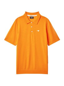 【送料無料】 レイス メンズ ポロシャツ トップス Reiss x McLaren F1 Team Malden Wool Polo Shirt papaya