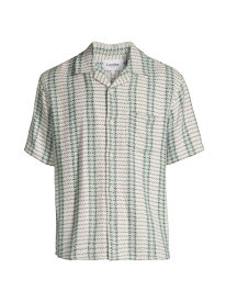 【送料無料】 コリドー メンズ シャツ トップス Riverside Woven Button-Front Camp Shirt natural