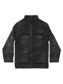 【送料無料】 バレンシアガ メンズ ジャケット・ブルゾン アウター Balenciaga Double Front Military Parka black