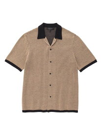 【送料無料】 ラグアンドボーン メンズ シャツ トップス Felix Striped Button-Front Shirt brown multi