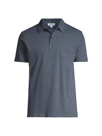 【送料無料】 サンスペル メンズ ポロシャツ トップス Riviera Cotton Polo Shirt slate blue