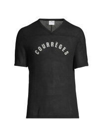 【送料無料】 クレージュ メンズ Tシャツ トップス Baseball Printed Mesh T-Shirt black