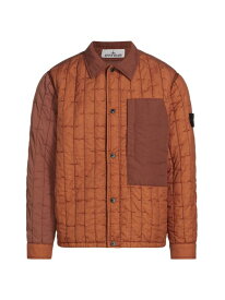 【送料無料】 ストーンアイランド メンズ ジャケット・ブルゾン アウター Stella Quilted Nylon Jacket rust