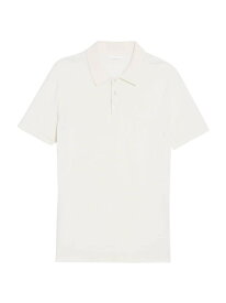 【送料無料】 ヘルムート ラング メンズ ポロシャツ トップス Wool & Silk-Blend Polo Shirt ivory