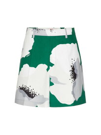 【送料無料】 ヴァレンティノ メンズ ハーフパンツ・ショーツ ボトムス Cotton Poplin Bermuda Shorts emerald white