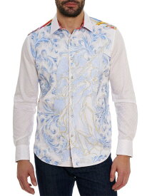 【送料無料】 ロバートグラハム メンズ シャツ トップス Le Woven Button-Up Shirt white