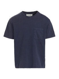 【送料無料】 フレーム メンズ Tシャツ トップス Cotton Crewneck T-Shirt vintage midnight blue