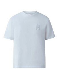 【送料無料】 マッカージュ メンズ Tシャツ トップス Velvet Logo T-Shirt white