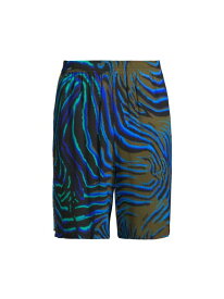 【送料無料】 ヴェルサーチ メンズ ハーフパンツ・ショーツ 水着 Tiger & Wildflower Print Swim Shorts khaki multicolor