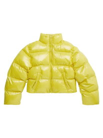 【送料無料】 バレンシアガ レディース ジャケット・ブルゾン アウター Shrunk Puffer Jacket yellow