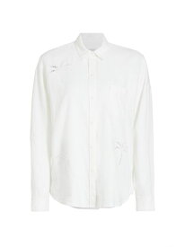 【送料無料】 レイルズ レディース シャツ トップス Charli Embroidered Palm Shirt white palm tree eyelet