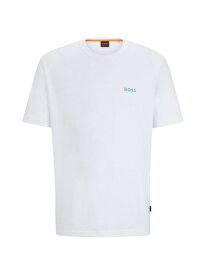 【送料無料】 ボス メンズ Tシャツ トップス Cotton-Jersey T-Shirt natural