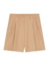 【送料無料】 ジバンシー メンズ ハーフパンツ・ショーツ ボトムス Plage Bermuda Shorts in Linen beige