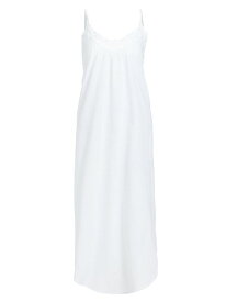 【送料無料】 パピネール レディース ナイトウェア アンダーウェア Lace-Trimmed Swiss Dot Cotton Nightgown white