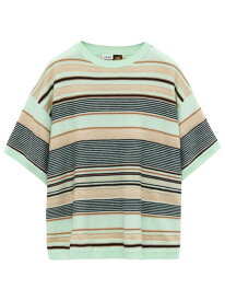 【送料無料】 ロエベ メンズ Tシャツ トップス LOEWE x Paula's Ibiza Striped Linen & Cotton-Blend T-Shirt ecru multicolor