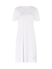 【送料無料】 ハンロ レディース ナイトウェア アンダーウェア Michelle Short-Sleeve Nightgown white