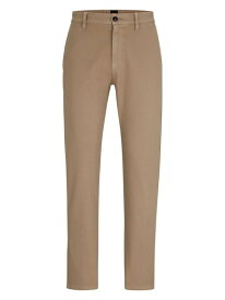 【送料無料】 ボス メンズ カジュアルパンツ ボトムス Tapered-Fit Trousers brown