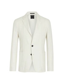 【送料無料】 ゼニア メンズ ジャケット・ブルゾン アウター Oasi Lino Shirt Jacket off white