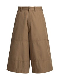 【送料無料】 マルタンマルジェラ メンズ ハーフパンツ・ショーツ ボトムス Long Cotton Shorts mud brown