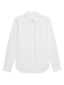 【送料無料】 ヘルムート ラング メンズ シャツ トップス Cotton Poplin Button-Front Shirt white