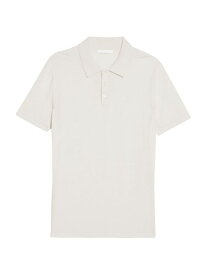 【送料無料】 ヘルムート ラング メンズ ポロシャツ トップス Wool & Silk-Blend Polo Shirt sand