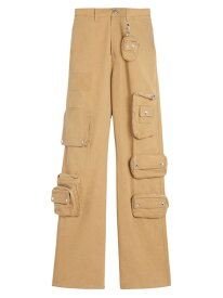 【送料無料】 ランバン メンズ カジュアルパンツ ボトムス Lanvin Lab x Future Utility Pocket Cotton Pants sand