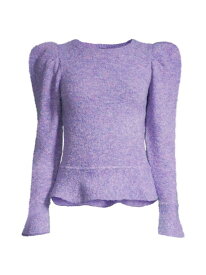 【送料無料】 ダナ キャラン ニューヨーク レディース ニット・セーター アウター City Mist Puff-Sleeve Sweater opal