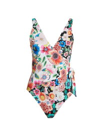 【送料無料】 ジョニーワズ レディース ワンピース トップス Mirror and Evening Palace Wrap One-Piece Swimsuit multi