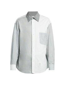 【送料無料】 トムブラウン メンズ シャツ トップス Fun Mix Oversized Button-Front Shirt white