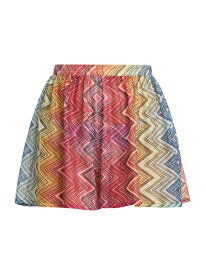 【送料無料】 ミッソーニ レディース ハーフパンツ・ショーツ ボトムス Elasticized Knit Zigzag Shorts multicolor chevron