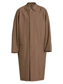 【送料無料】 ルメール メンズ ジャケット・ブルゾン アウター Raglan Wool-Blend Suit Coat taupe melange