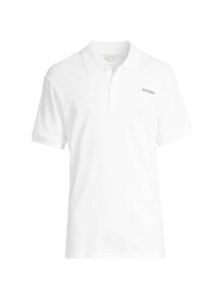 【送料無料】 アレキサンダー・マックイーン メンズ ポロシャツ トップス Logo Cotton Polo Shirt optical white