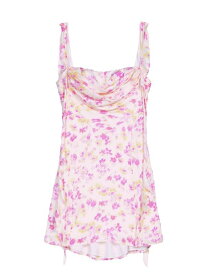 【送料無料】 マージュ レディース ワンピース トップス Short Floral Dress print sunny flower pink