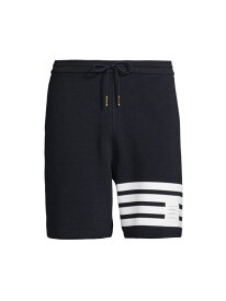 【送料無料】 トムブラウン メンズ ハーフパンツ・ショーツ ボトムス 4-Bar Cotton Sweat Shorts navy