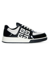 【送料無料】 ジバンシー メンズ スニーカー シューズ G4 Sneakers In Patent Leather black white