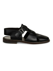 【送料無料】 ルメール メンズ サンダル シューズ Lemaire Fisherman Leather Sandals black