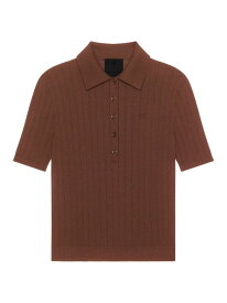 【送料無料】 ジバンシー レディース ニット・セーター アウター Polo Sweater in Wool moka brown