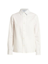 【送料無料】 ロエベ レディース シャツ トップス Stretch Cotton Poplin Button-Up Shirt white