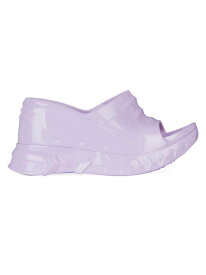 【送料無料】 ジバンシー レディース サンダル シューズ Marshmallow Wedge Sandals in Rubber lilac